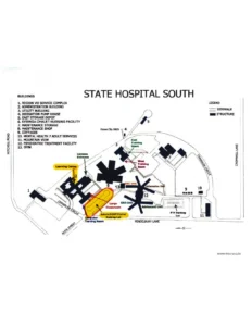 State Hospital Map