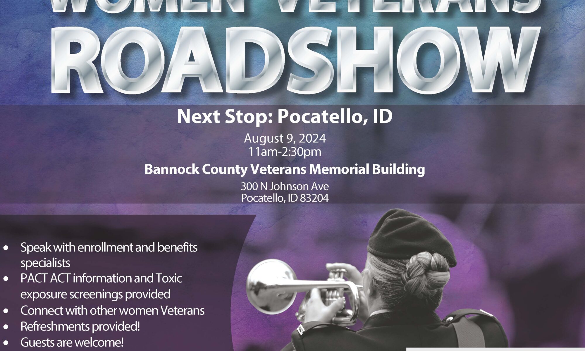 Women Veterans Roadshow POCATELLO NEW