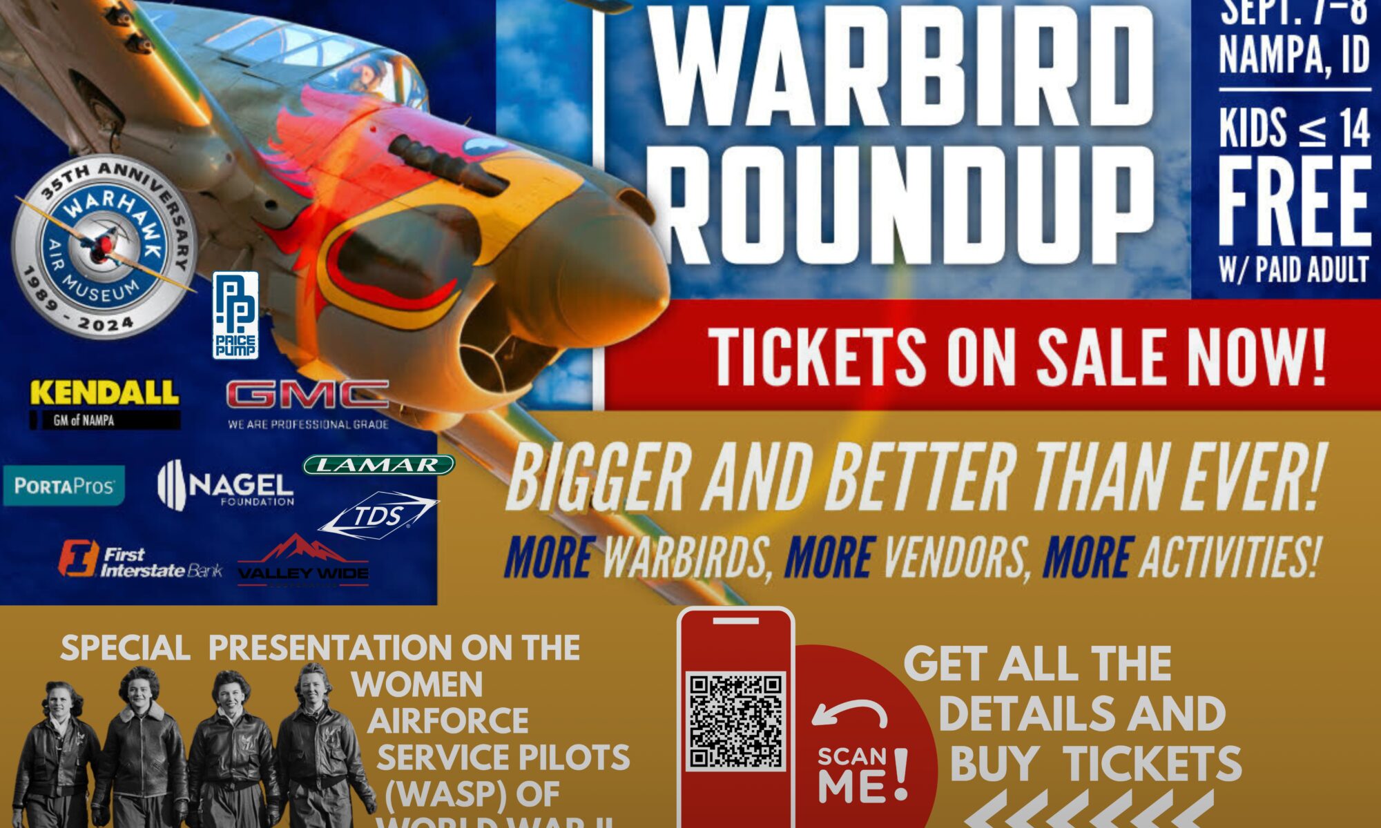 Warbird Roundup flyer