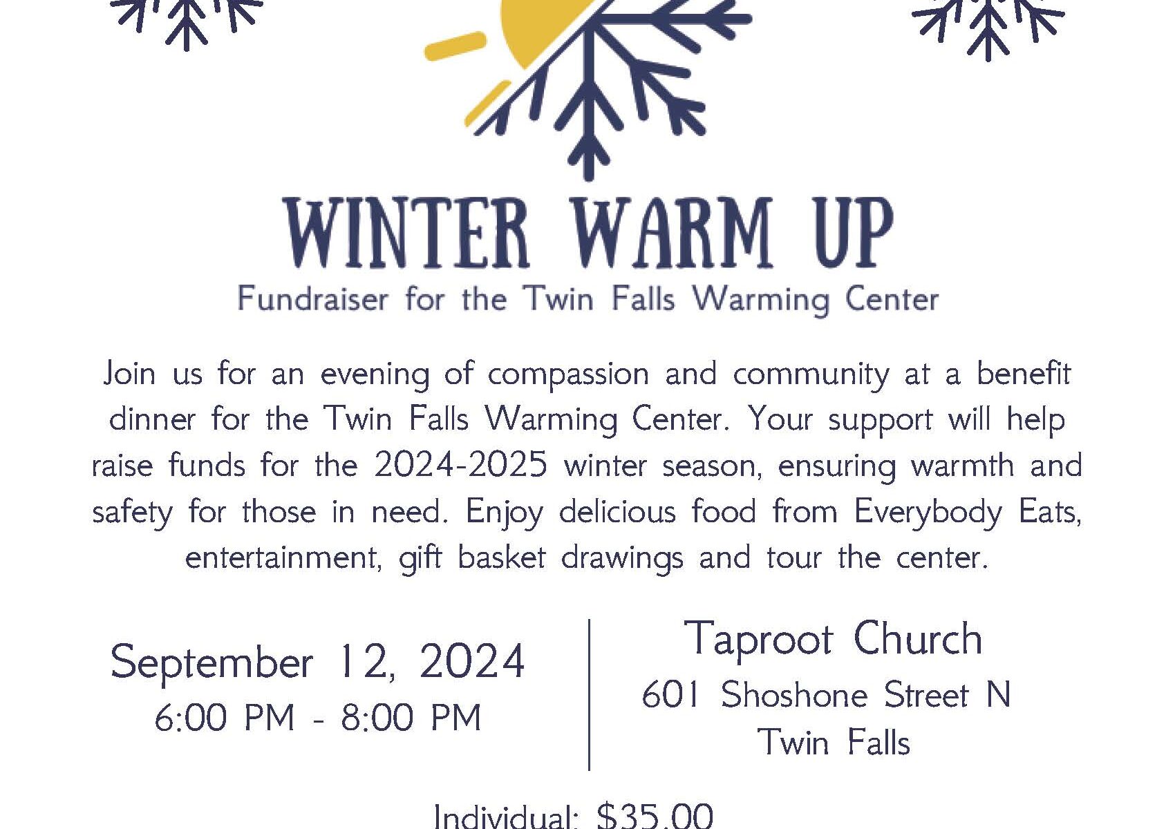 Winter Warm UP Fundraiser