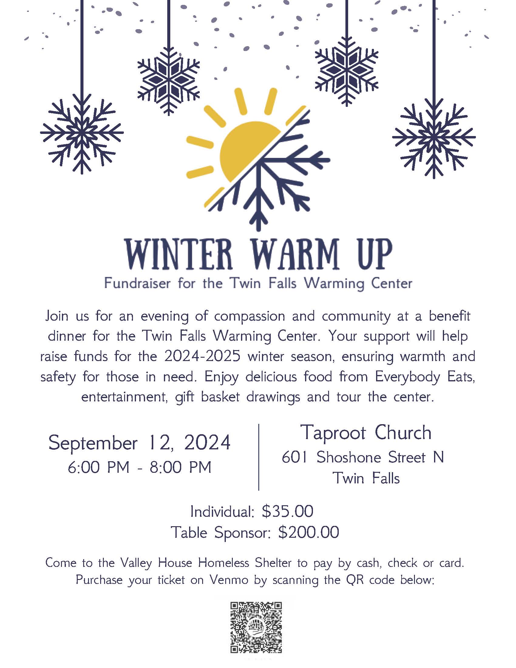 Winter Warm UP Fundraiser