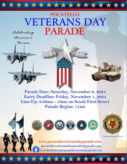 Celebrate America's Heroes at the Pocatello Veterans Day Parade 2024