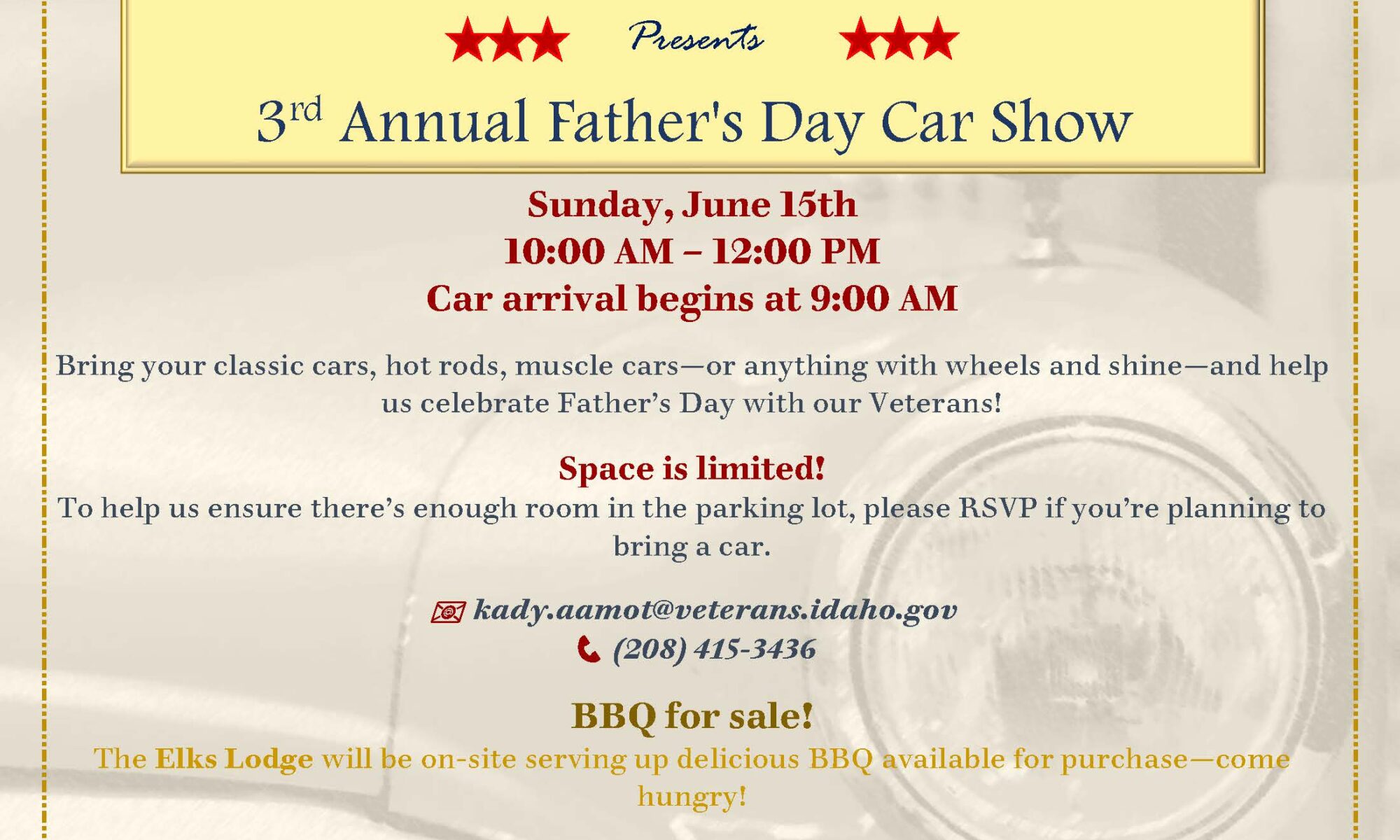 Fathers Day Car Show
